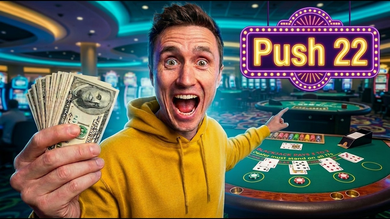 Я поставил 1000 долларов на дополнительную ставку Push 22!
