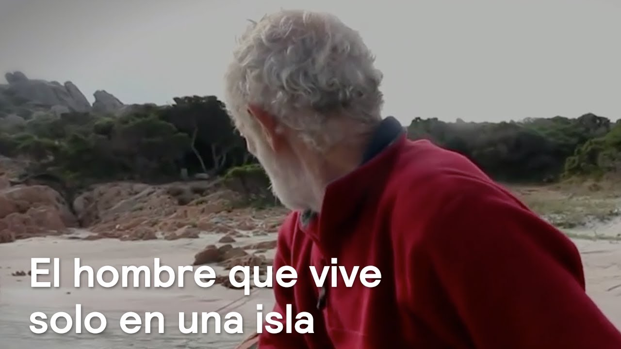 El hombre que vive solo en una isla