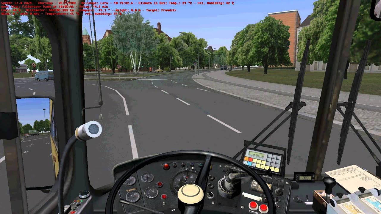 OMSI Route 92 Full Length - MAN SD200 D77 - Fast Driving