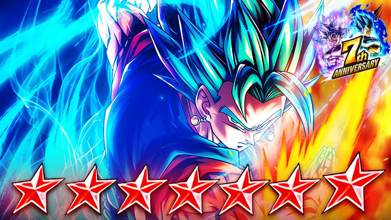 THE ULTIMATE KING OF DRAGON BALL LEGENDS HISTORY ULTRA VEGITO BLUE SOLOS THE 7TH ANNIVERSARY!