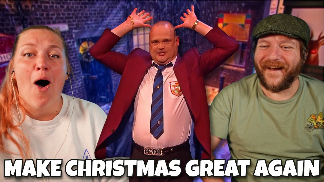 Santa is BRITISH! Americans React to Al Murray's Make Christmas Great Again