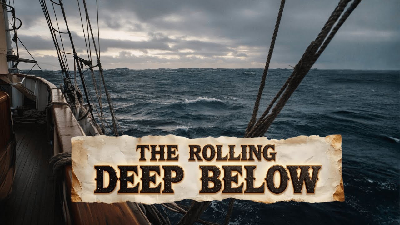 The Rolling Deep Below - by Dead Reckon Crew (Lyric Video) | [Sea Shanty]