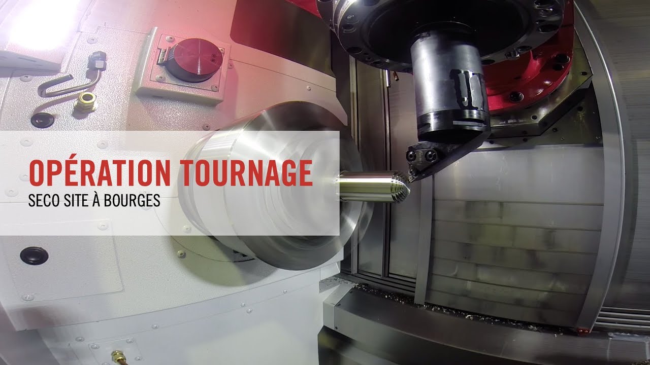 Démontsration d'usinage Tournage CDE Bourges | SECO TOOLS