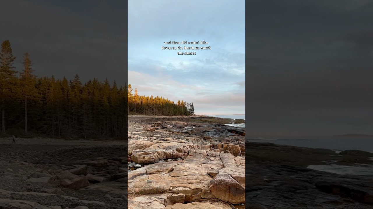 If you can muster up the energy, hiking at 4am is a surreal experience #travel #travelvlog #maine