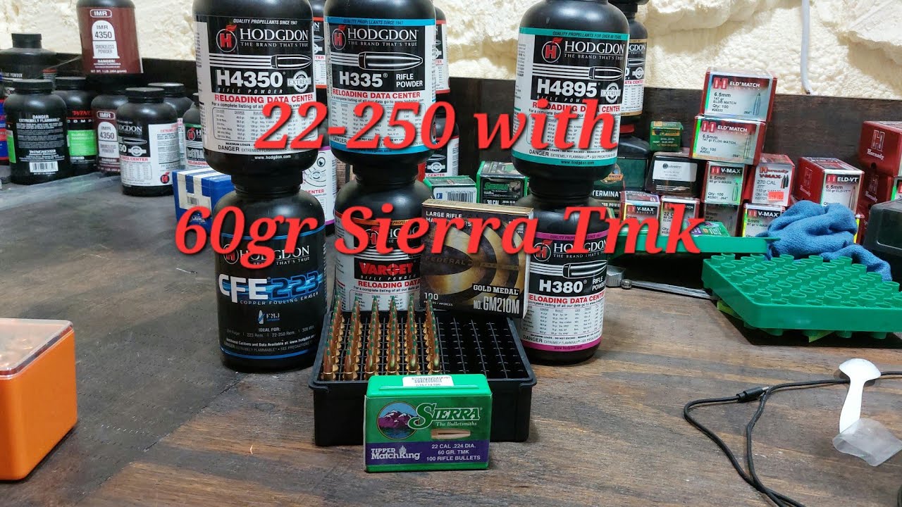22-250 REM RELOADS WITH 60GR SIERRA TIPPED MATCHKING OUT OF SAVAGE AXIS 2 PRO