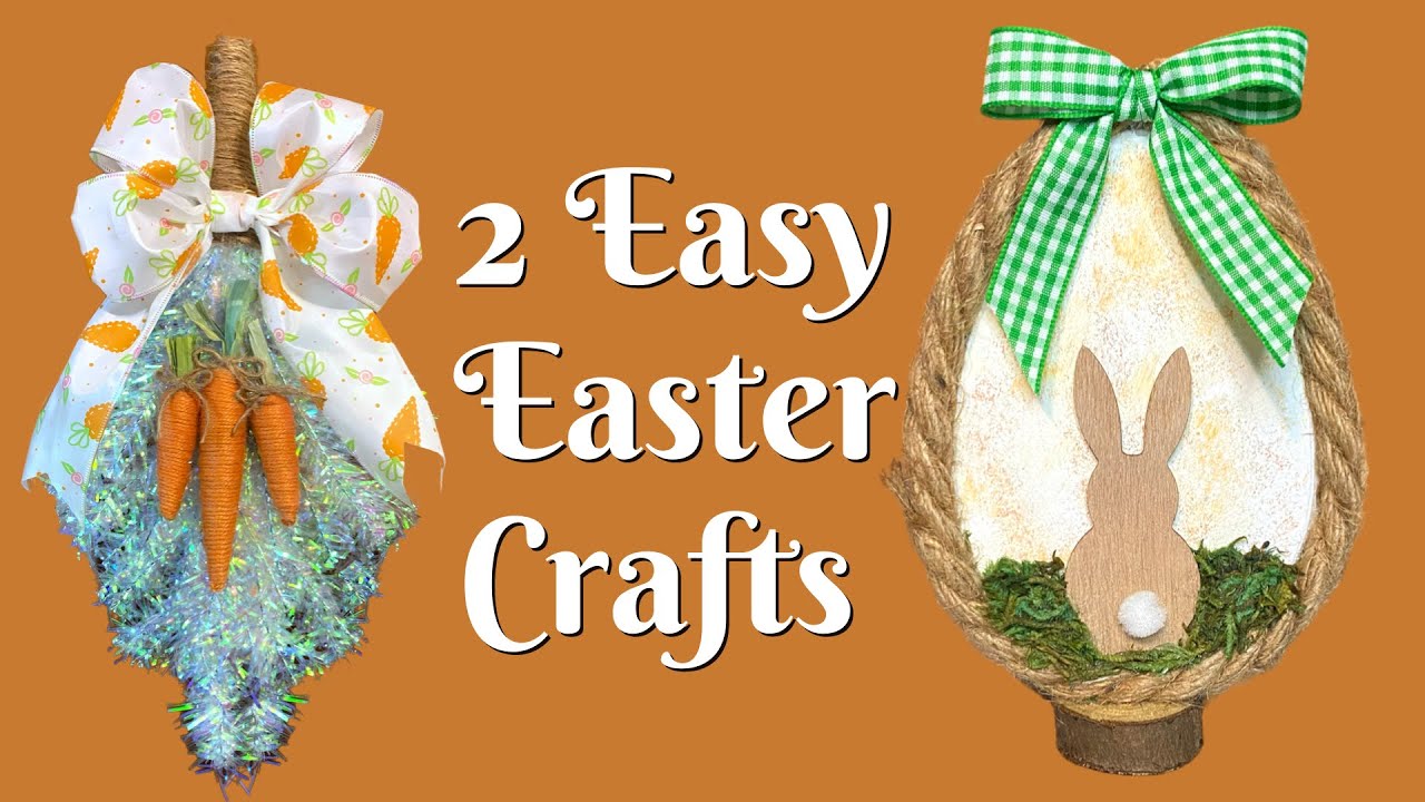 Easy Easter Crafts | Dollar Tree Easter Craft | Dollar Tree Easter DIY | DIY Easter Decor