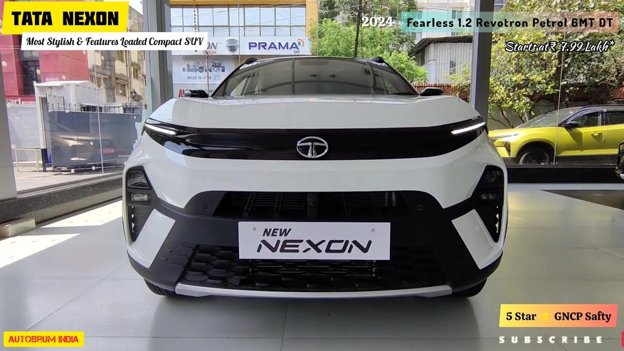 All New Tata Nexon 😍 Fearless 1.2 Revotron Petrol 6MT DT: Power-Packed Performance Unleashed..💫