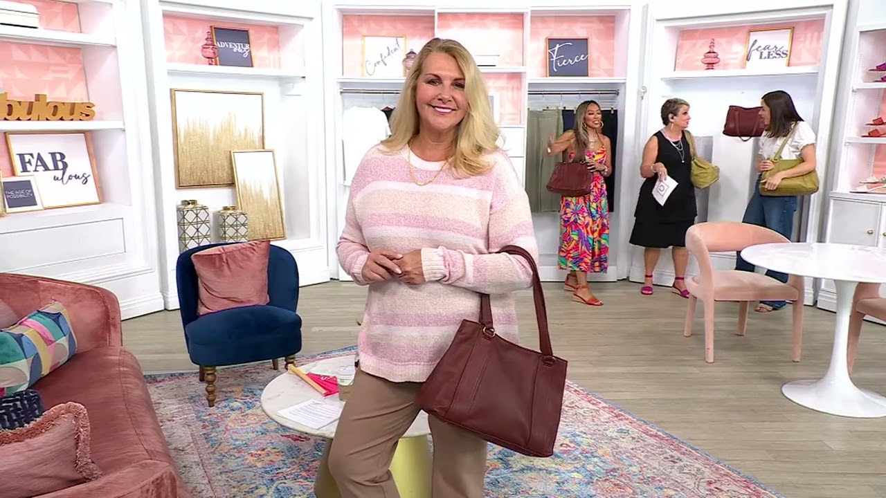 American Leather Co. Val Glove Leather Satchel on QVC
