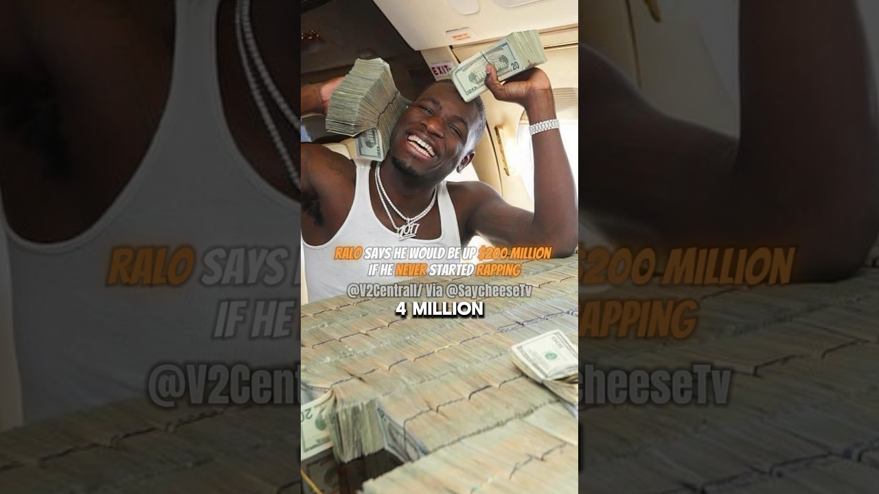 Ralo Say&rsquo;s He Would Be Up $200M&rsquo;s If He Never Started Rapping😳 #ralo #atlanta