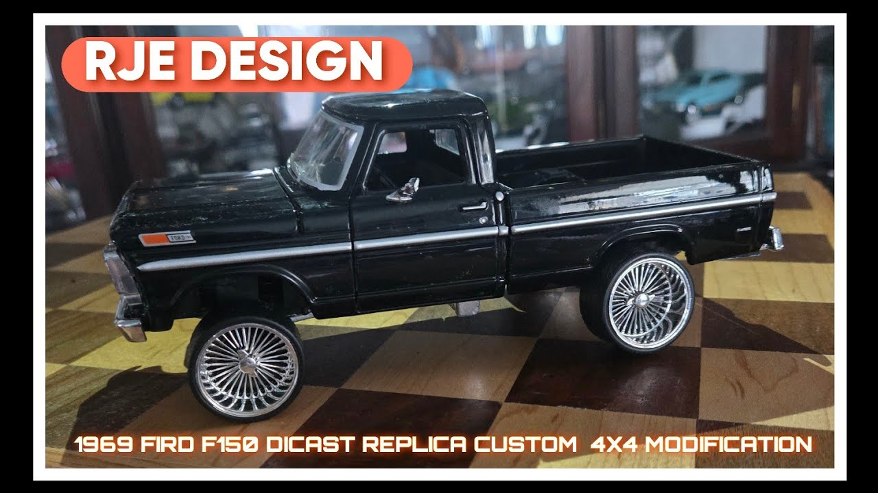 FOR SALE 1969 FORD F100 CUSTOM 4X4 PICKUP TRUCK REPLICA MODIFICATION 