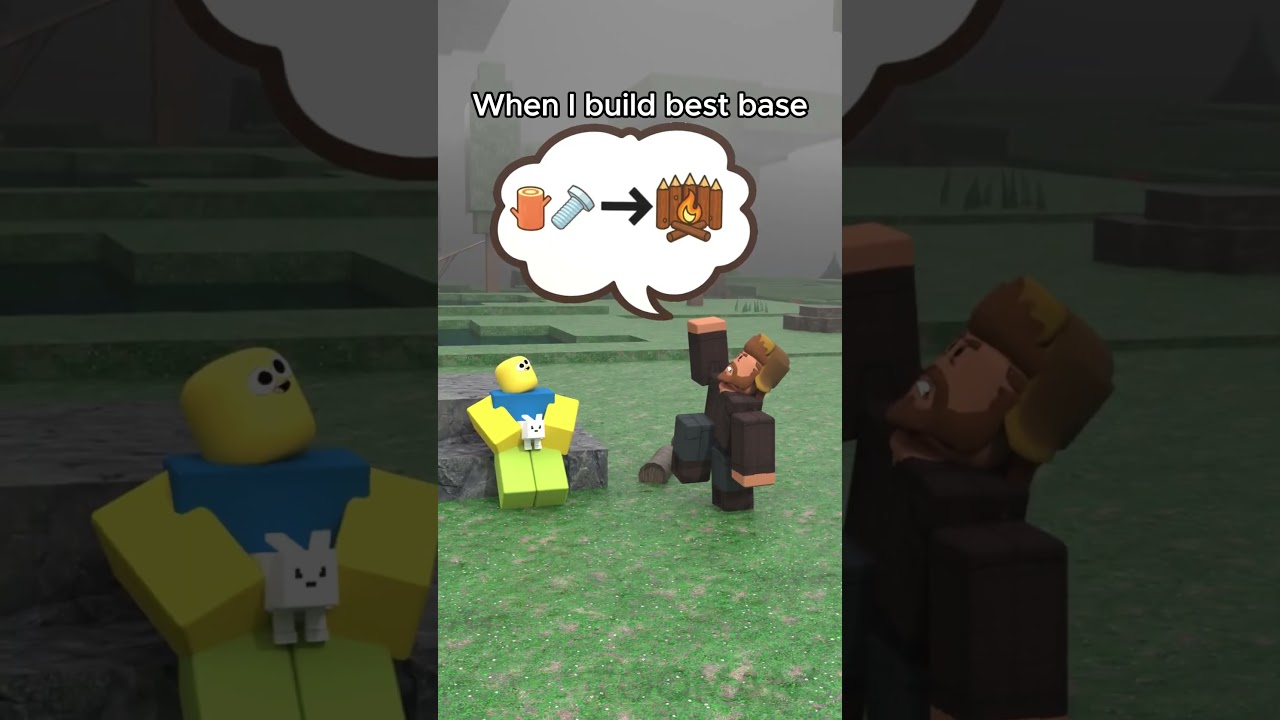 When I build best base in 99 Nights in the Forest ☠️