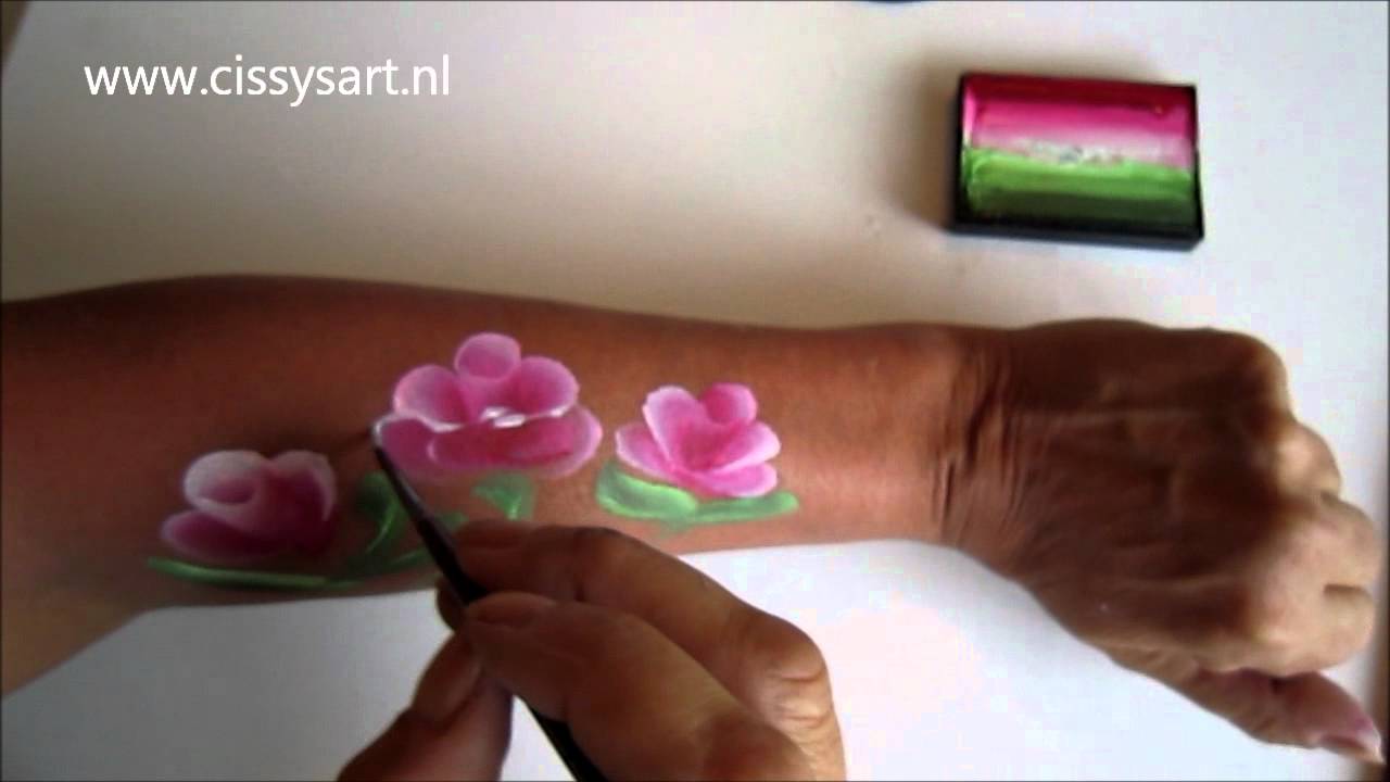 One stroke techniek    rozen