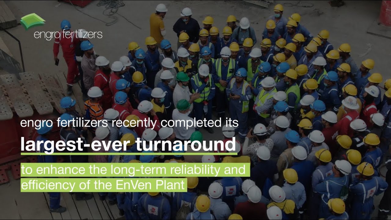 Engro Fertilizers EnVen Plant turnaround concluded with the highest safety compliance