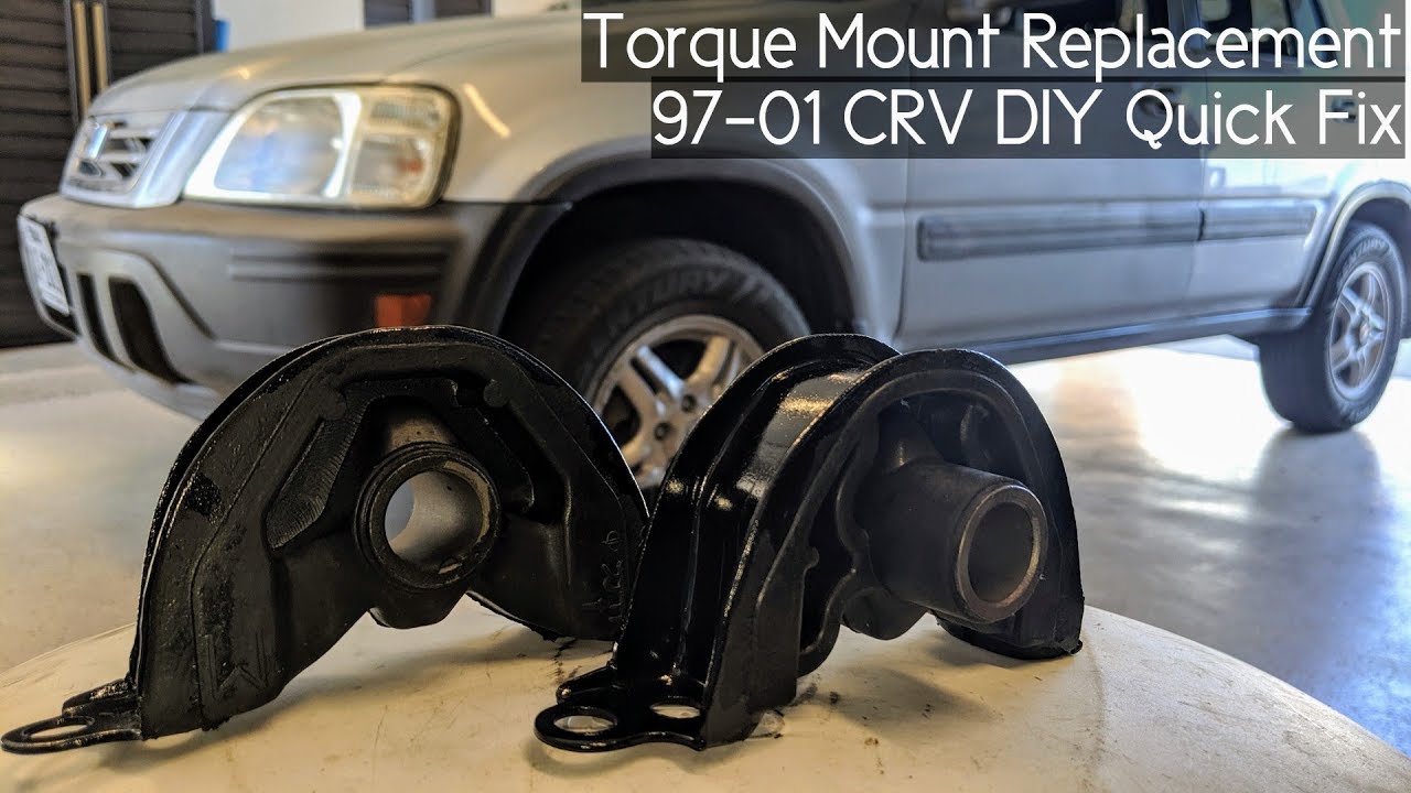 Как заменить переднюю опору двигателя (Torque Mount) на Honda CRV 97-01