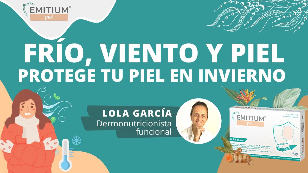 &iquest;C&oacute;mo afectan el FR&Iacute;O y el VIENTO en la PIEL? ❄️🌬️ Con la dermonutricionista Lola Garc&iacute;a 👩&zwj;⚕️
