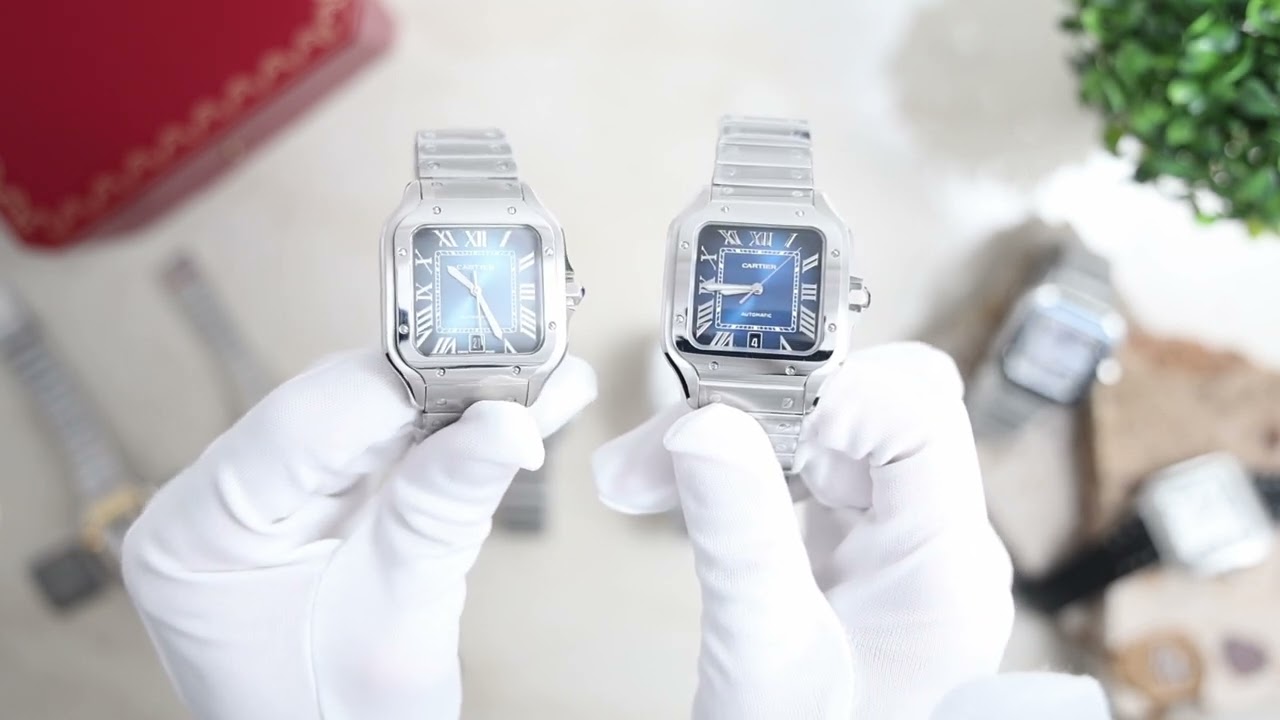 Comparación Cartier Santos Grado Japonés 🇯🇵 y Cartier Santos Grado Suizo 🇨🇭