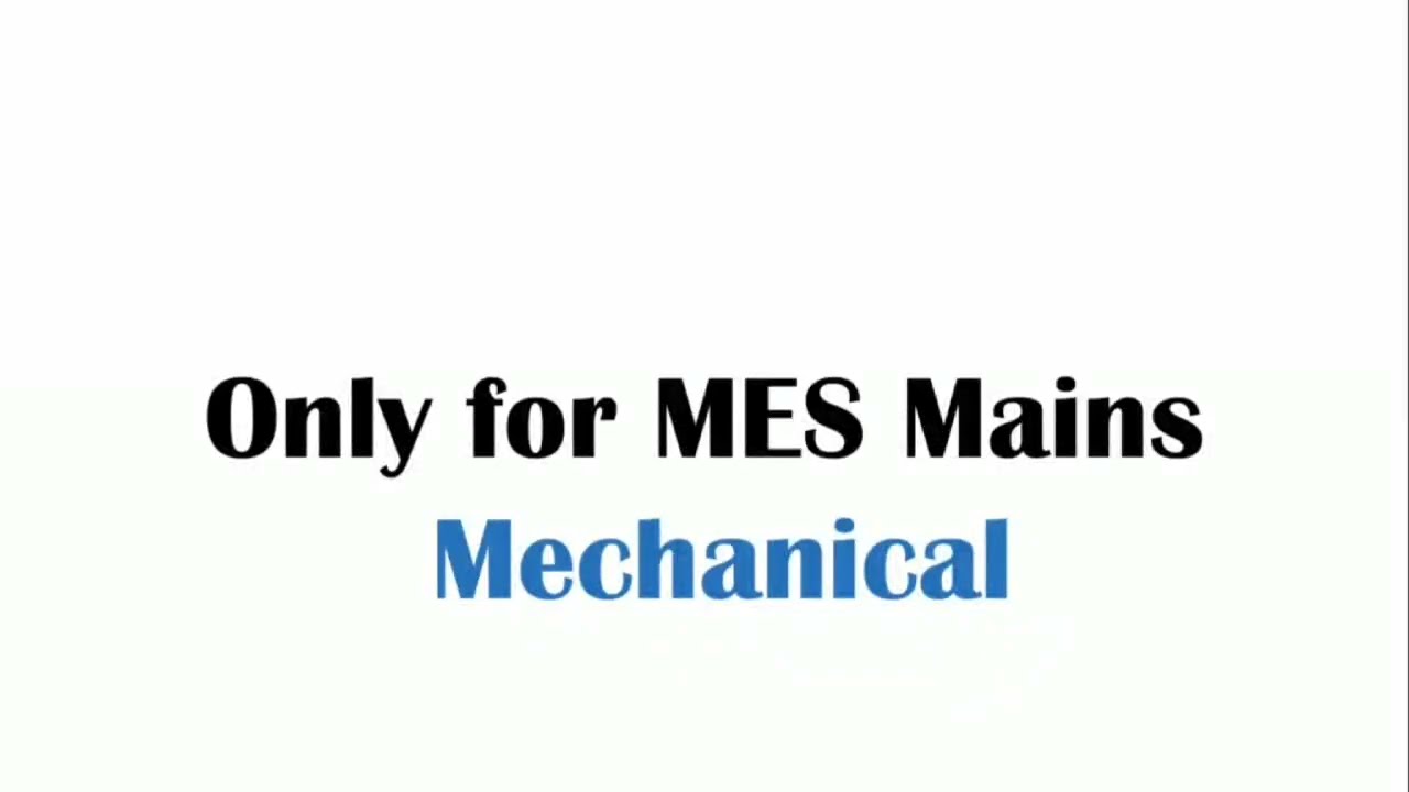 MES Mains Mechanical Aspirants | Join Telegram Discussion Group | Mygovtrack