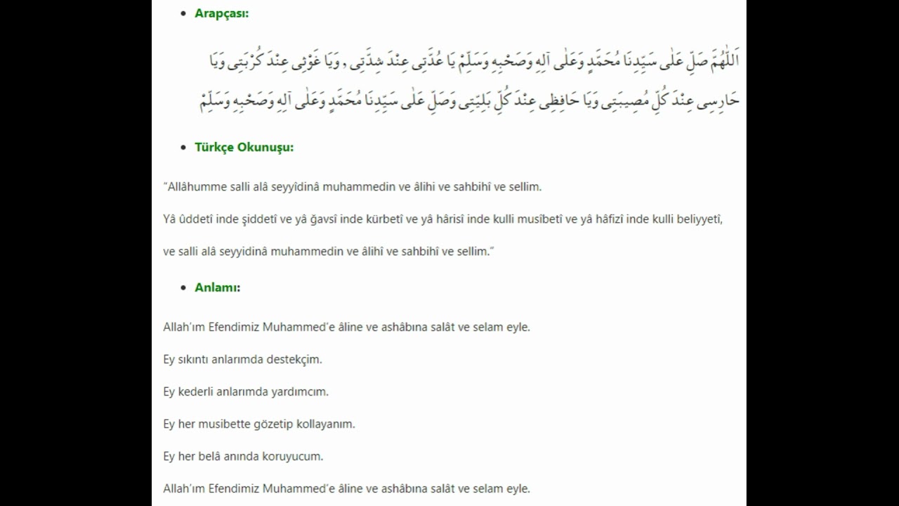 Salavat i İddeti Şiddeti 100 Kez
