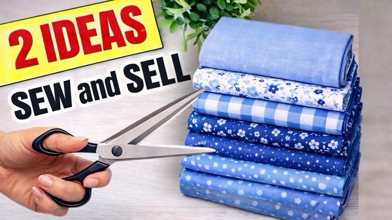 2 fabric bags to make and sell | sew and sell | easy sew