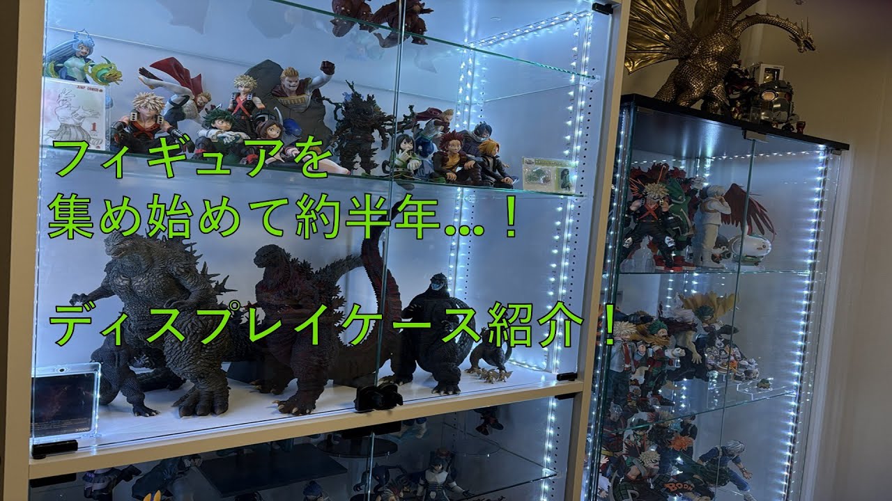 【ディスプレイケース紹介】フィギュアを集めて半年ほどの実態