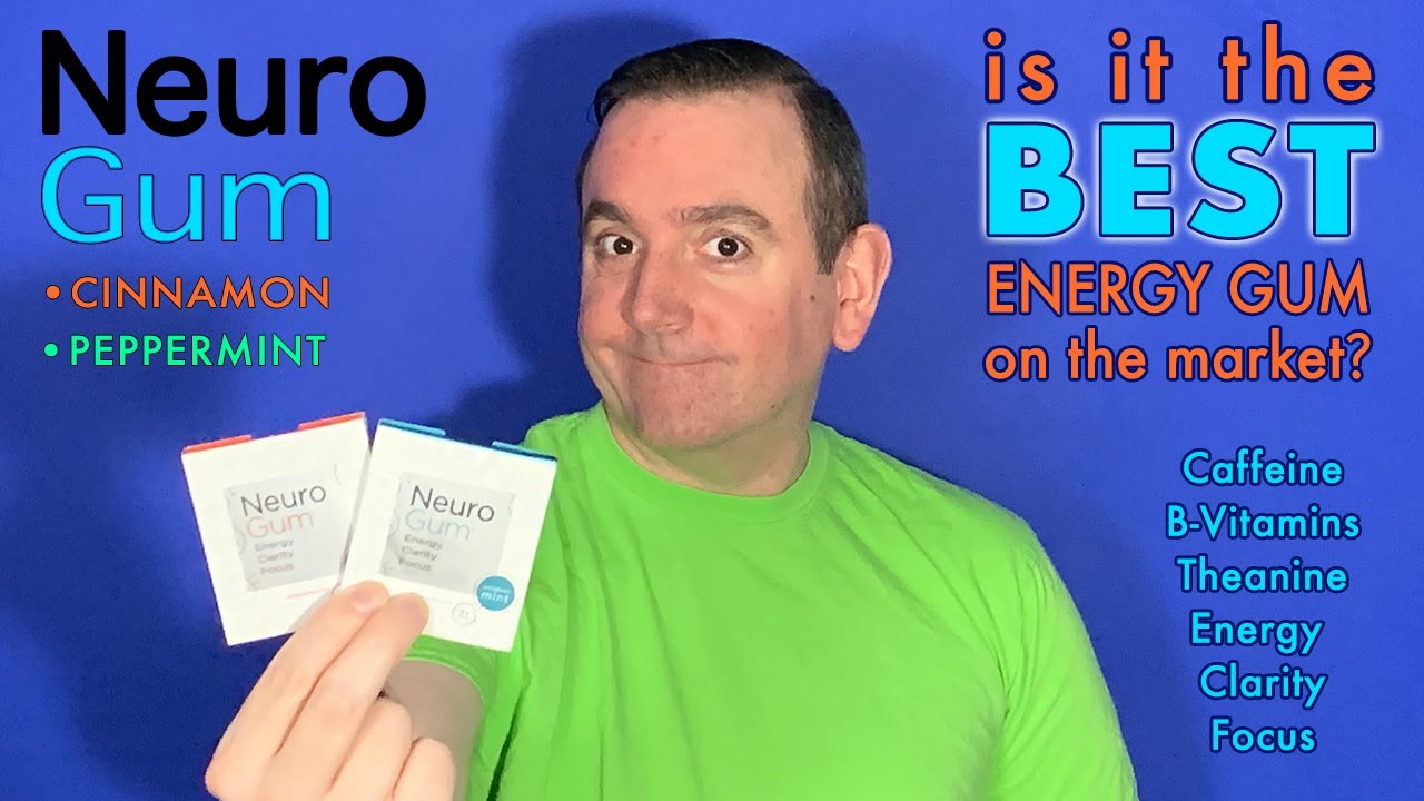 Neuro Gum Energy Gum Product Review. Nootropic Gum for energy and focus. Caffeinated gum w/Theanine