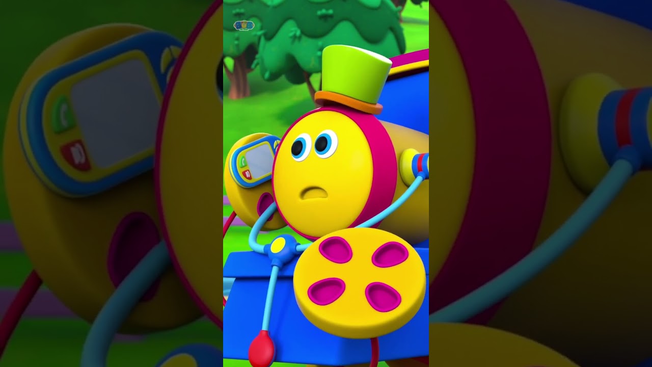 Five Little Trains #trending #nurseryrhymes #shorts #babysongs #kidsmusic #bobthetrain