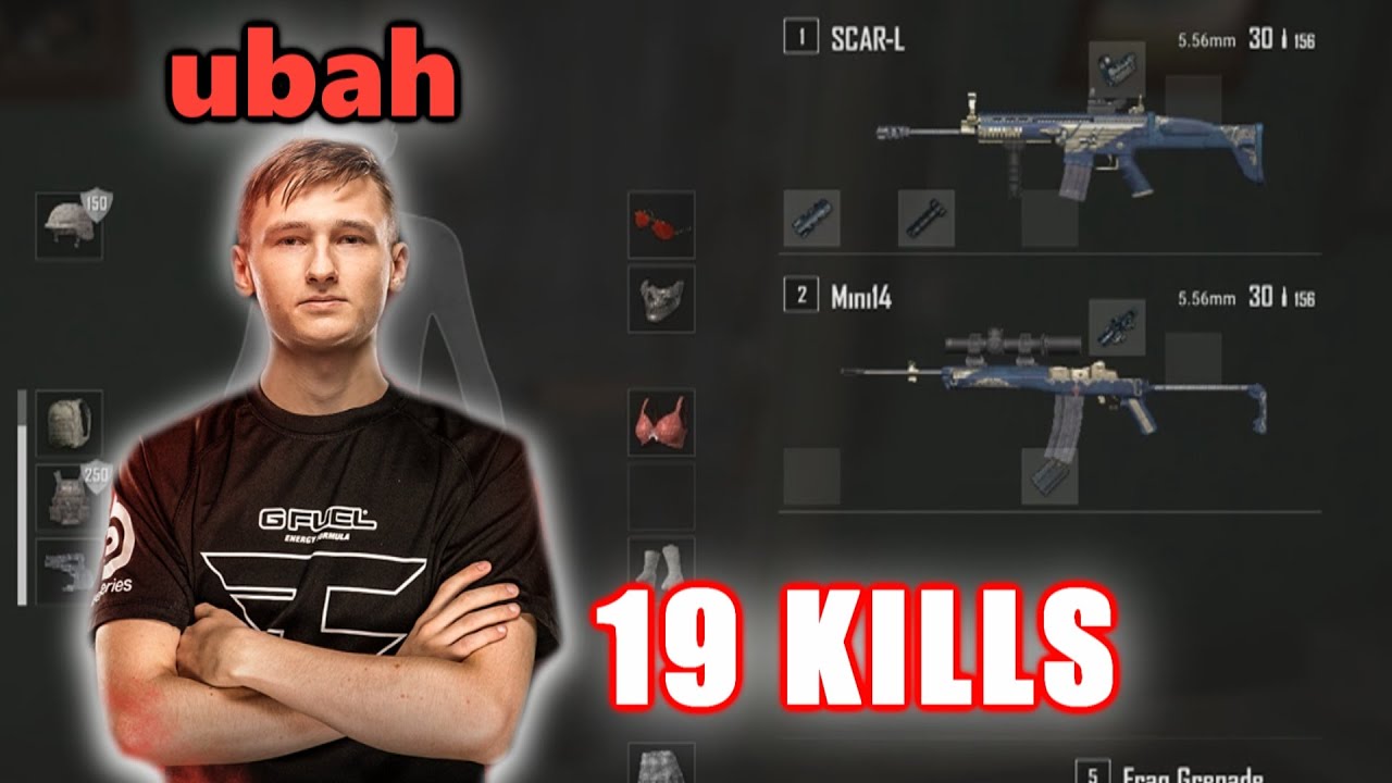 FaZe ubah - 19 KILLS - SCAR + Mini14 - SOLO - Archive Games -  PUBG