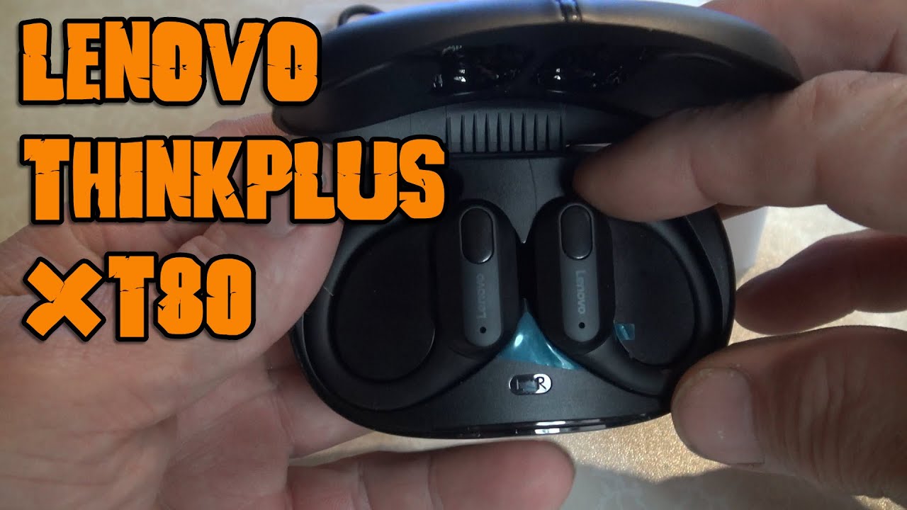 Lenovo XT80 спортивные наушники, распаковка, обзор, характеристики.