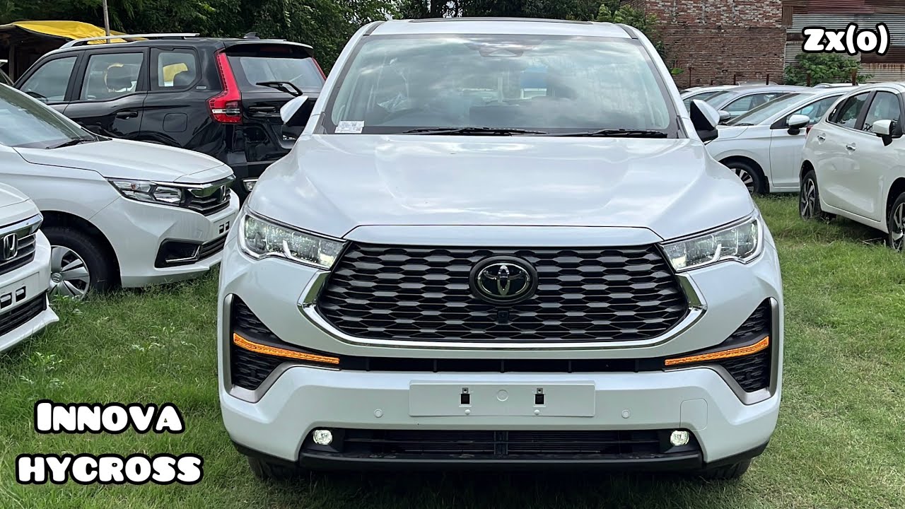 New Toyota Innova Hycross Zx(O) Hybrid 2023 🔥 White Colour - Top Model | Walkaround Review!