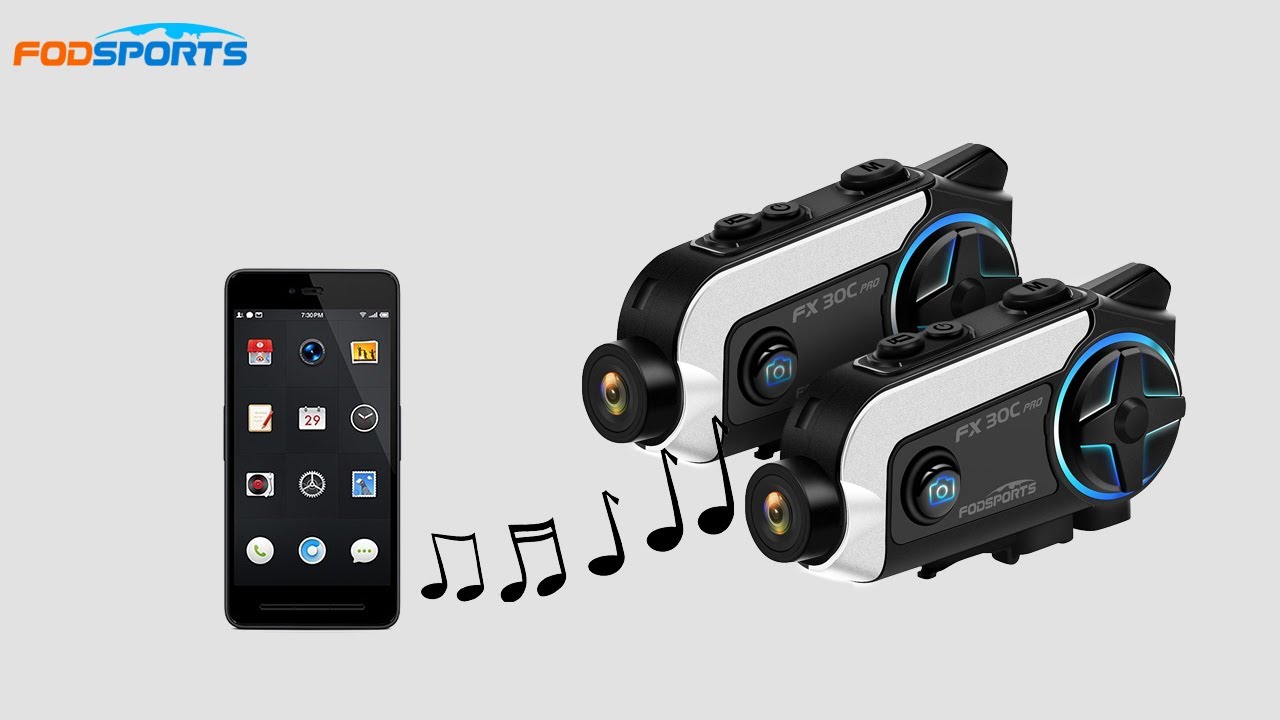 How To Use FX30C PRO Bluetooth Intercom Listen To The Same Music?