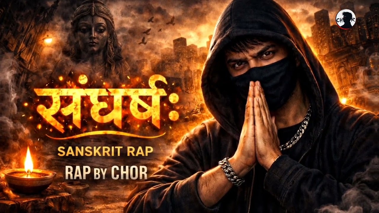 🔥 SANGHARṢAḤ (संघर्षः) – Rise Through Fire | Sanskrit × Hindi Rap | Rap By CHOR 🔥