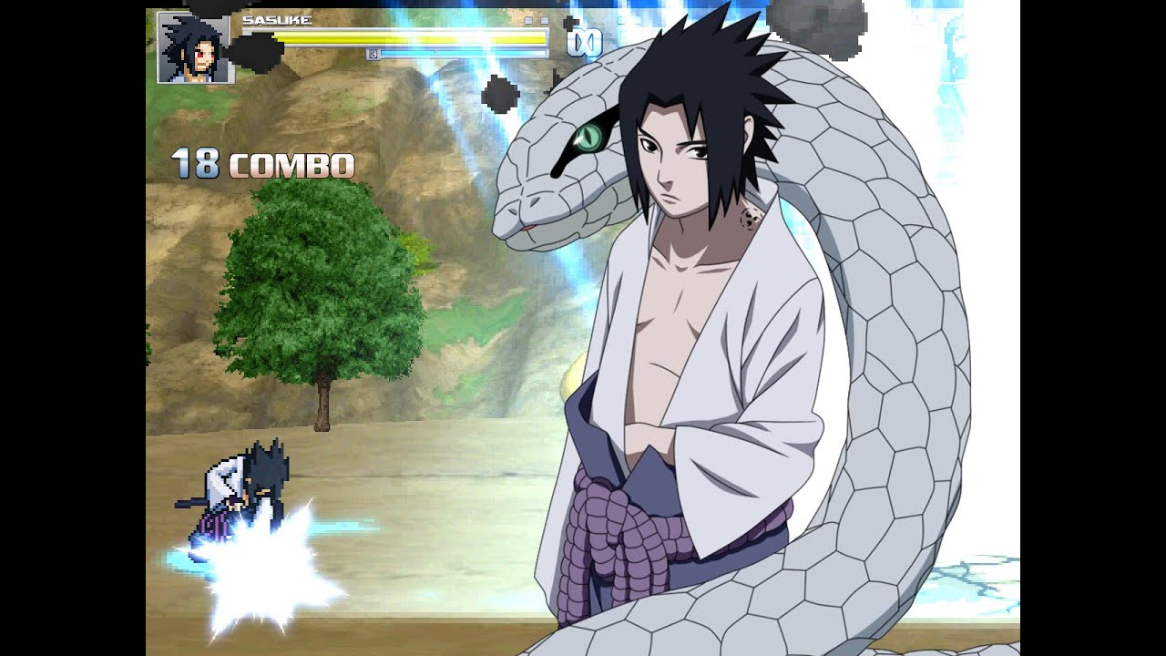 Sasuke Hebi Mugen Char NZC By CobraG6