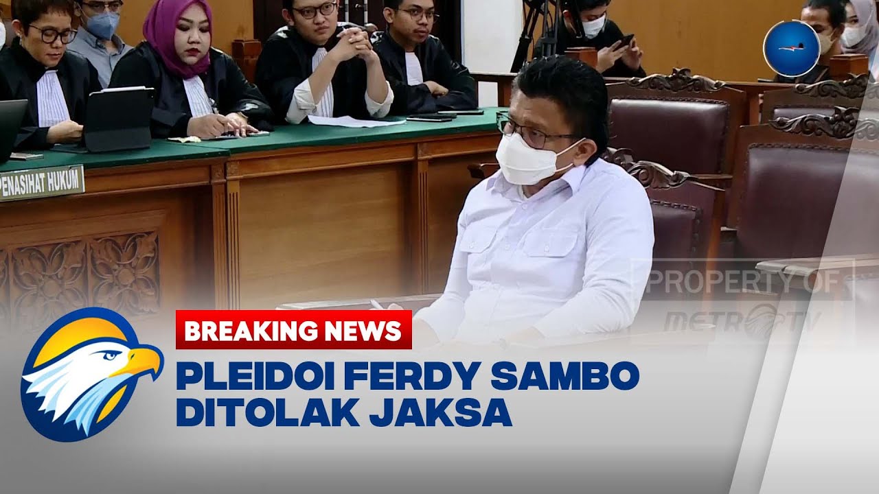 [FULL] BREAKING NEWS - Jaksa Tolak Pleidoi Ferdy Sambo