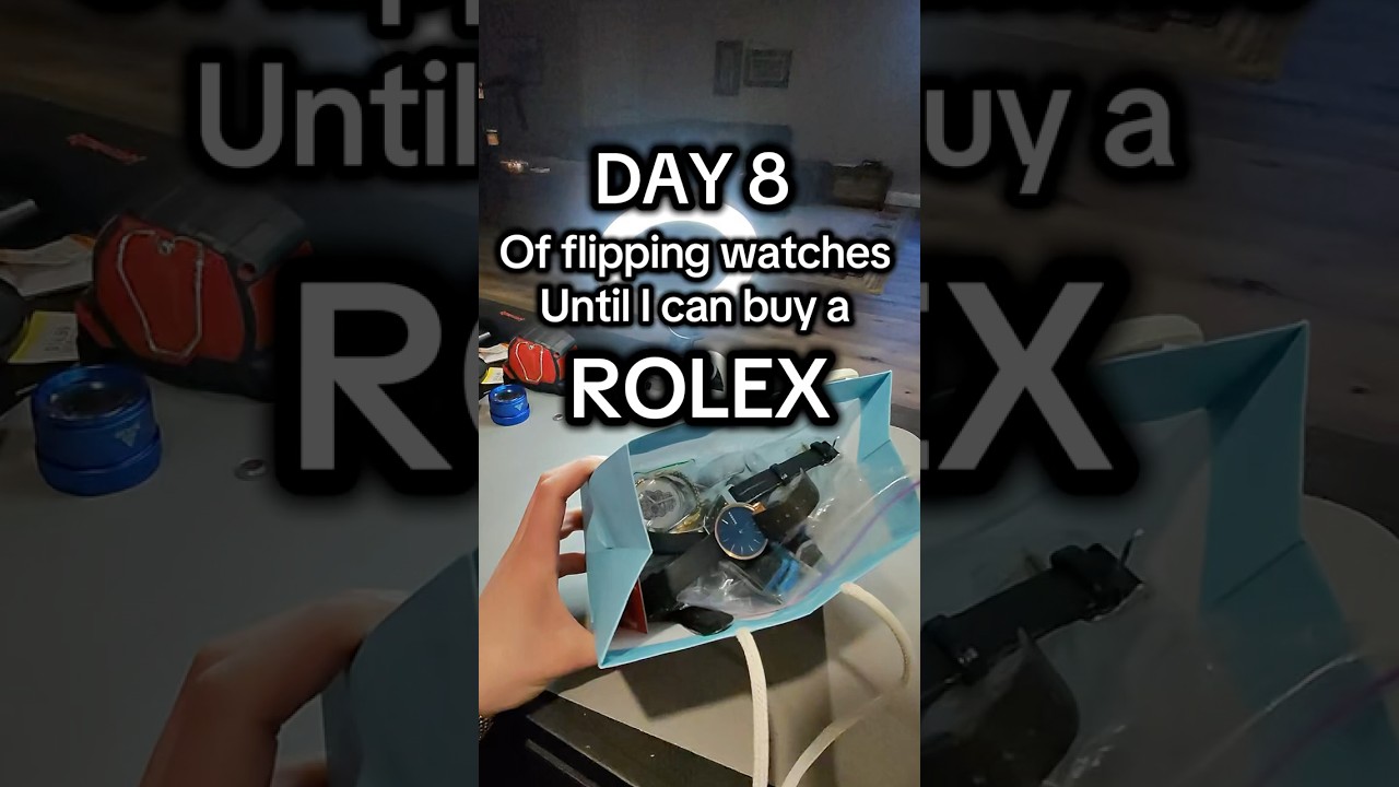 Day 8 of flipping watches until I can buy a Rolex #watches #rolex #ebay #seiko #vintage