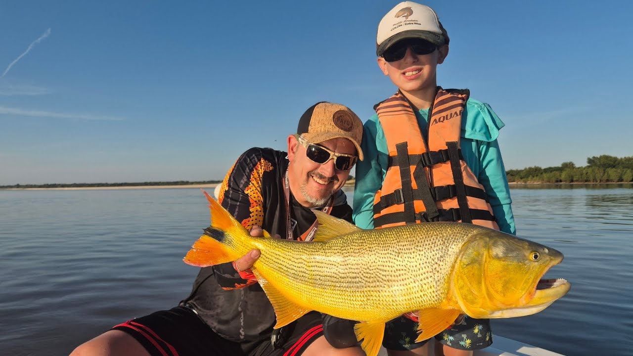 Pesca de dorados en Colon E.R 2026 #bait #baitcasting #dorados #señuelo 