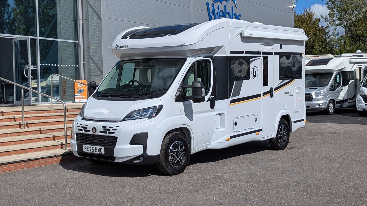 Pre-registered Benimar Primero 202 - Automatic For Sale at Webbs Motorcaravans Reading 