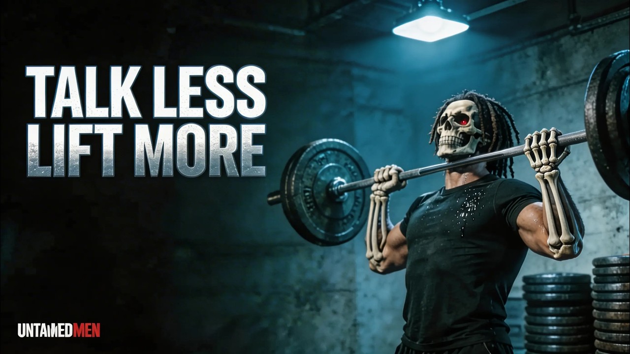 Talk Less, Lift More | UNTAMEDMEN (Hardcore Masculine Discipline Anthem)