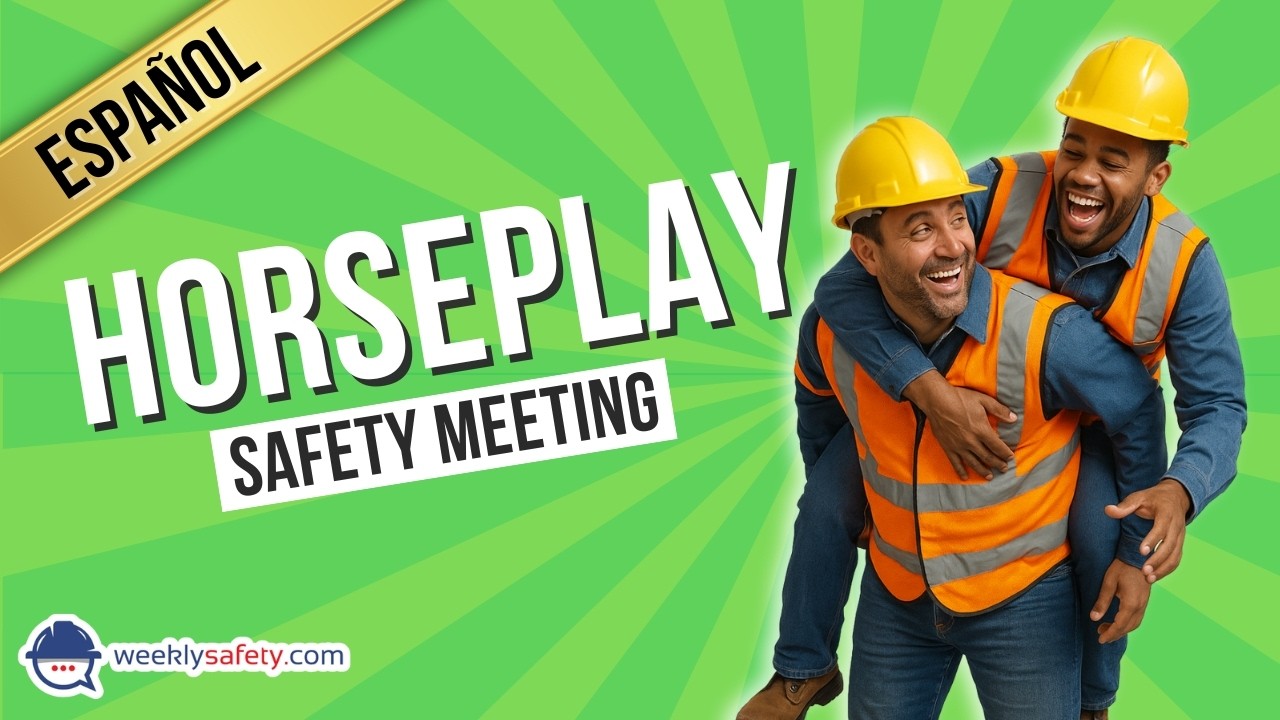 Safety Meeting on Horseplay in Spanish