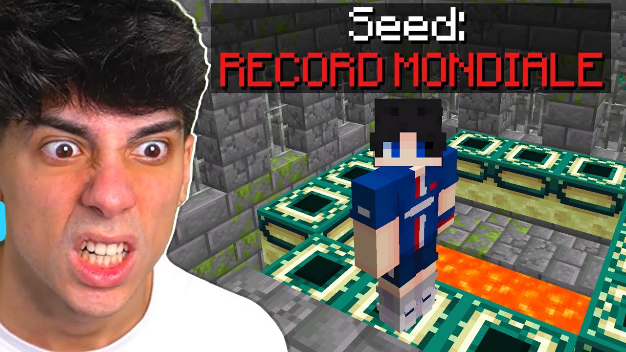 SPEEDRUN NEL SEED DEL RECORD MONDIALE - MINECRAFT ITA