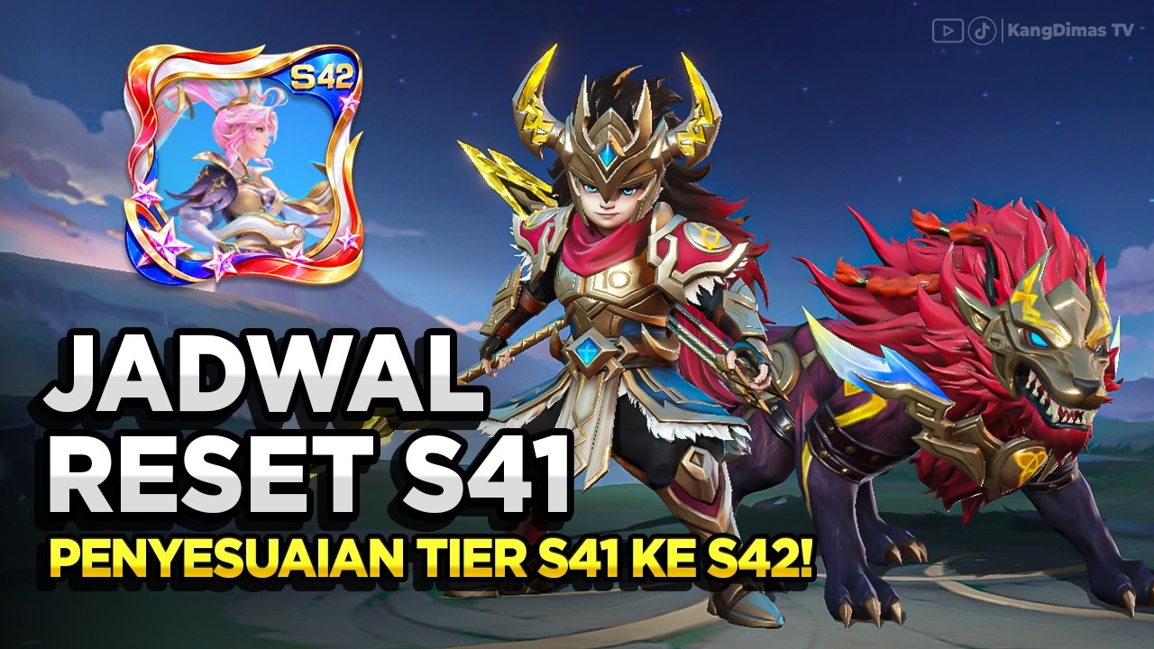 PENYESUAIAN RESET SEASON 41 - SEASON 42 MOBILE LEGENDS!!!