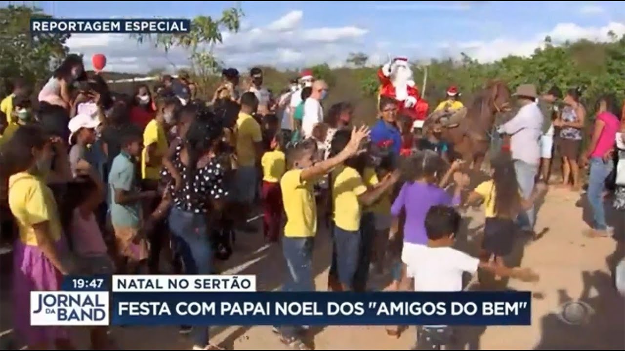 Amigos do Bem realizam Natal para milhares de fam&iacute;lias do sert&atilde;o.