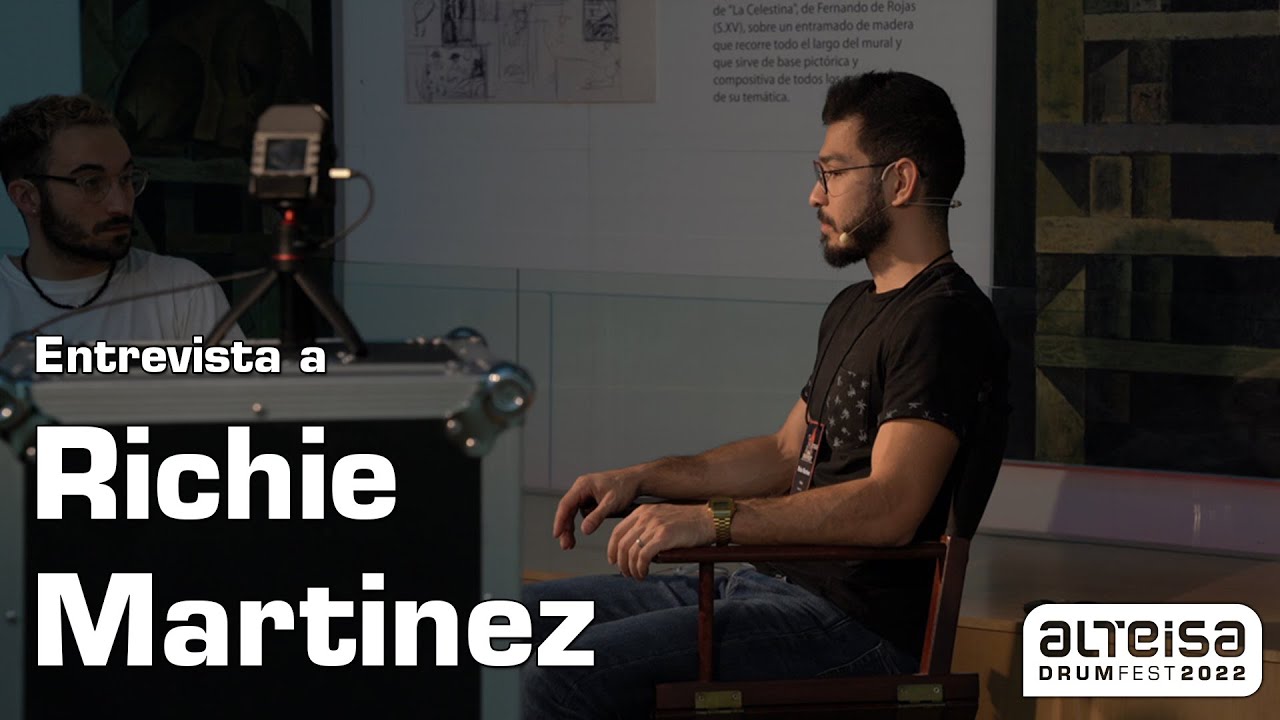 Entrevista a Richie Martinez @ Alteisa Drumfest 2022