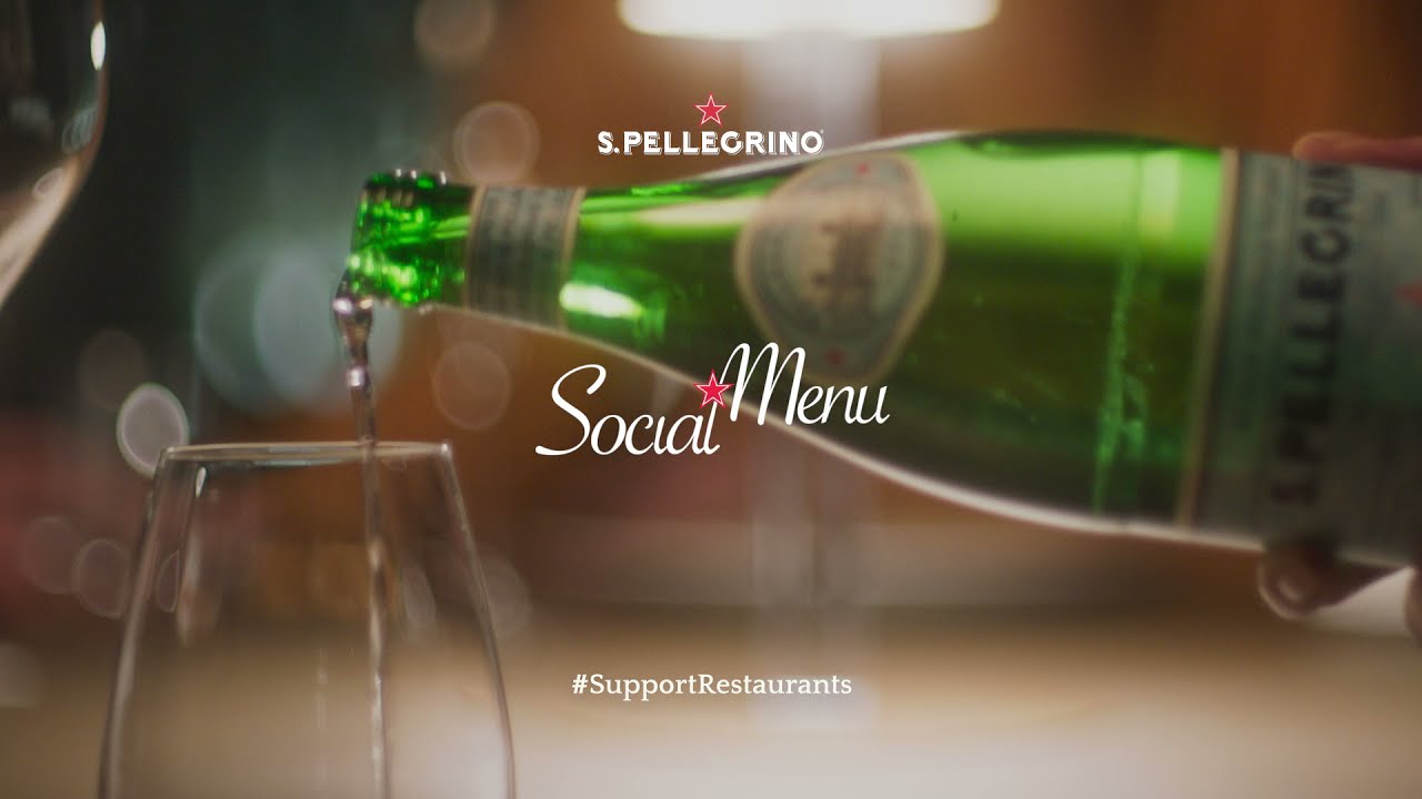 S.Pellegrino Social Menu to #supportrestaurants