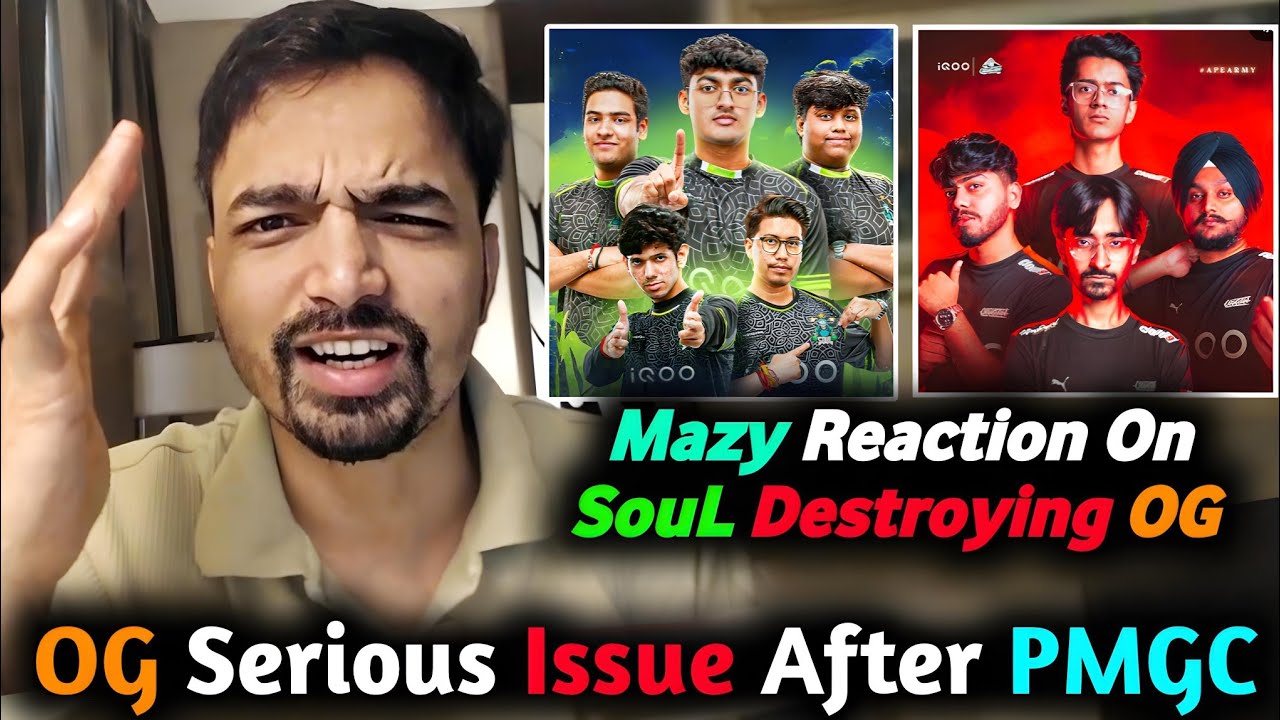 Mazy Shocked by SouL Brutal Destroyed OG in 4v4 Fight🥵 Mazy on OG Serious Issue & TR Rony🔥