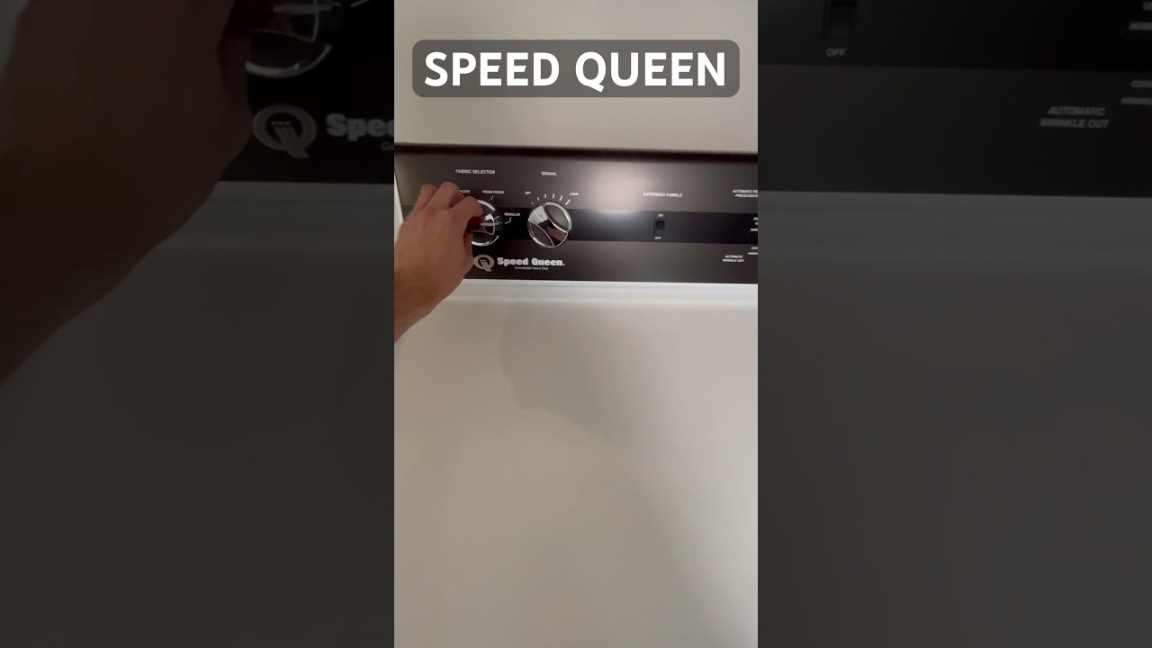 Speed Queen asmr #dryerventcleaning #dryervent #asmrcleaning