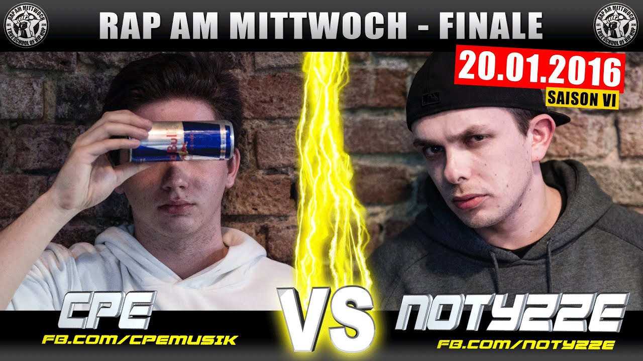 RAP AM MITTWOCH BOCHUM: CPE vs NOTYZZE 20.01.16 BattleMania Finale (4/4) GERMAN BATTLE