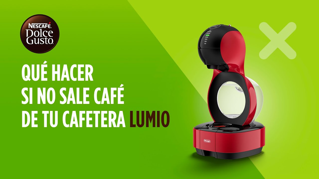 Qué hacer si no fluye el café en tu cafetera automática Lumio | NESCAFÉ Dolce Gusto
