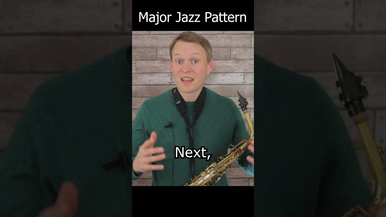 Major Jazz Pattern! #jazz #saxophone #pattern