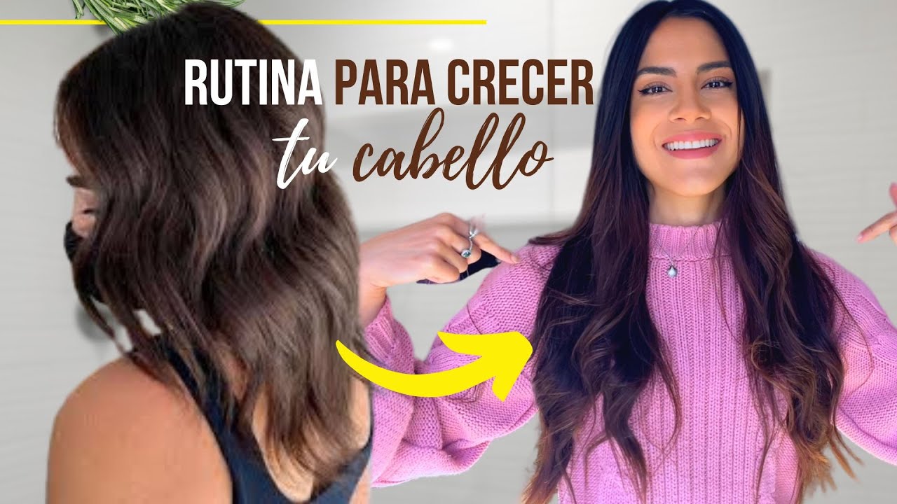 La rutina perfecta para tener un PELO LARGO y FUERTE 🎀productos favs y crecer el cabello RÁPIDO