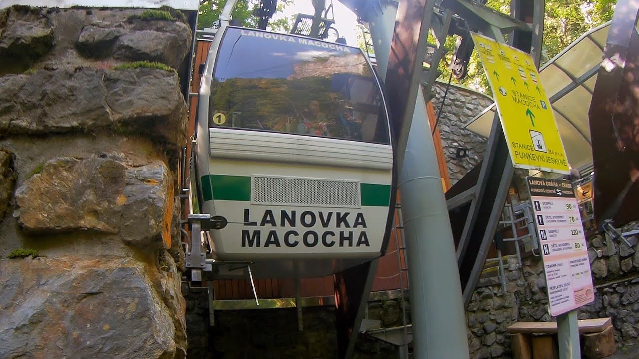 MAC21/4 Propast Macocha, Horní a Dolní můstek, Lanová dráha Macocha - Punkevní jeskyně a zpět